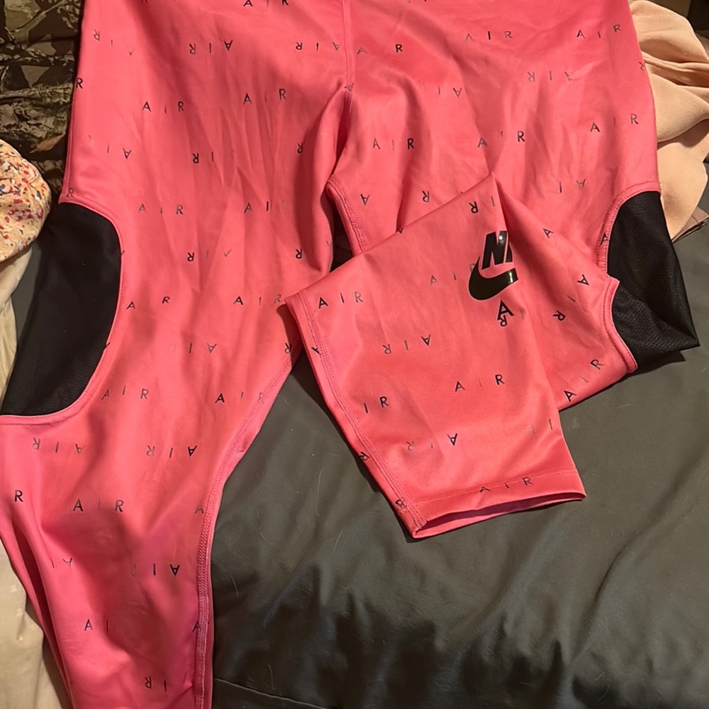 Nike Air Pink Leggings with Black Details